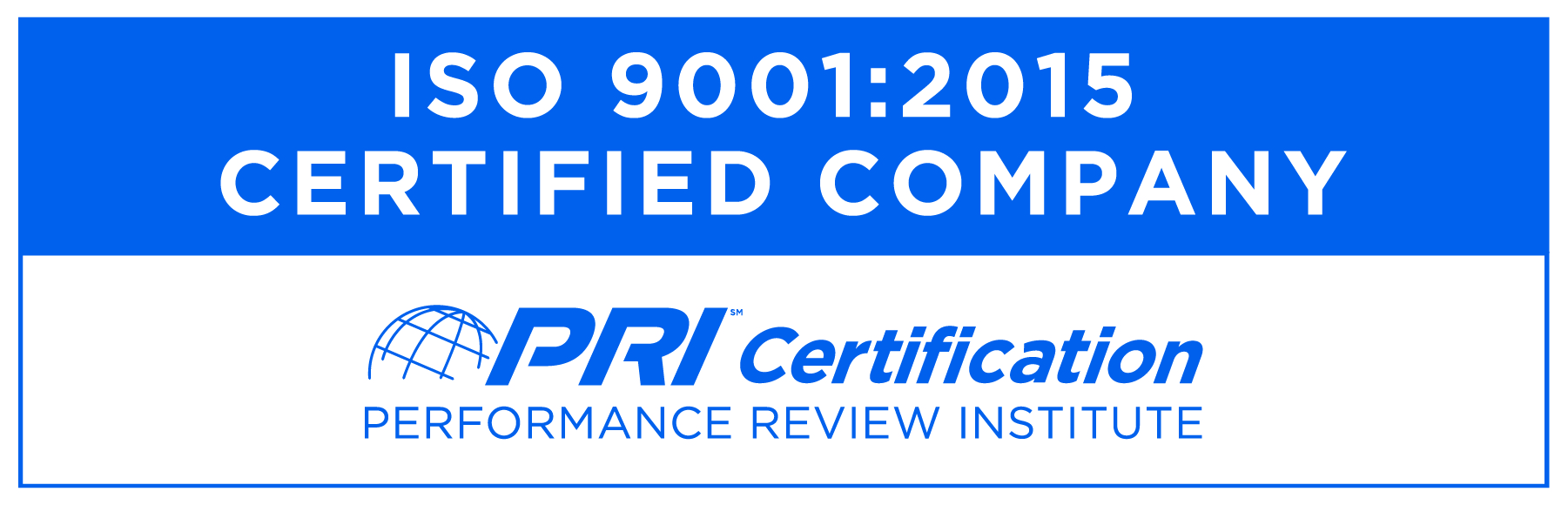 ISO 9001 2015 Certified Company